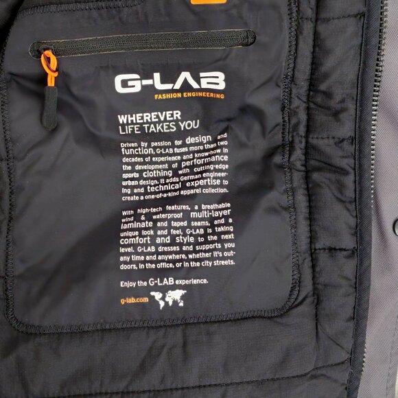 G-LAB Men's Master Tech Touch Weatherproof Jacket - Size S - Picture 5 of 5